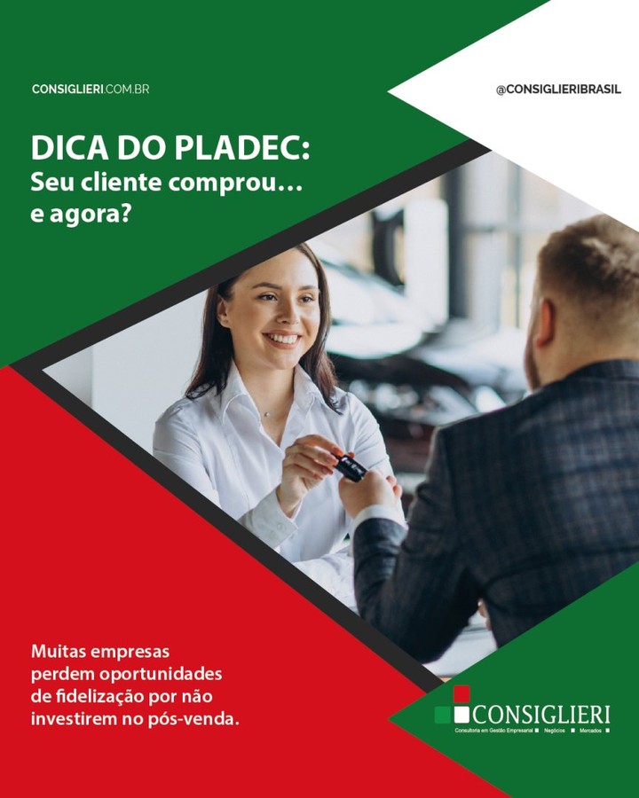DICA DO PLADEC📌. Seu cliente comprou… E agora?